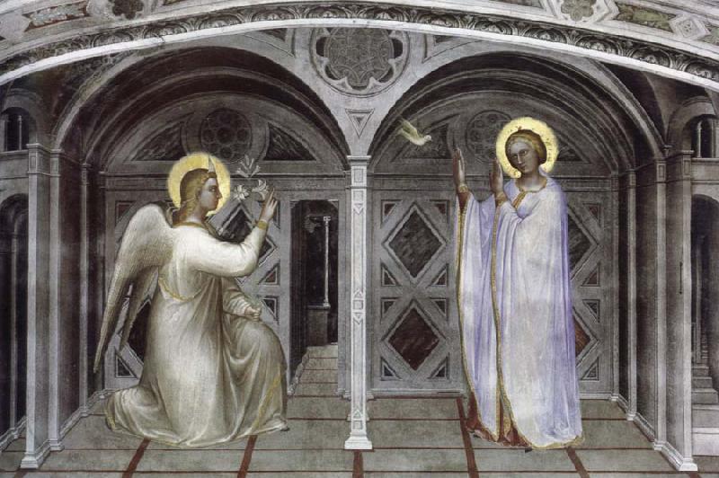 GIUSTO de  Menabuoi Annunciation oil painting image